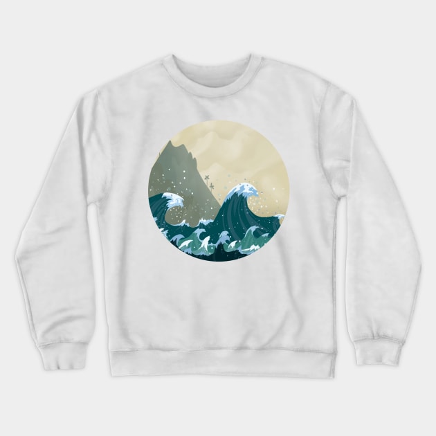 Wake Crewneck Sweatshirt by NicholasKennedy